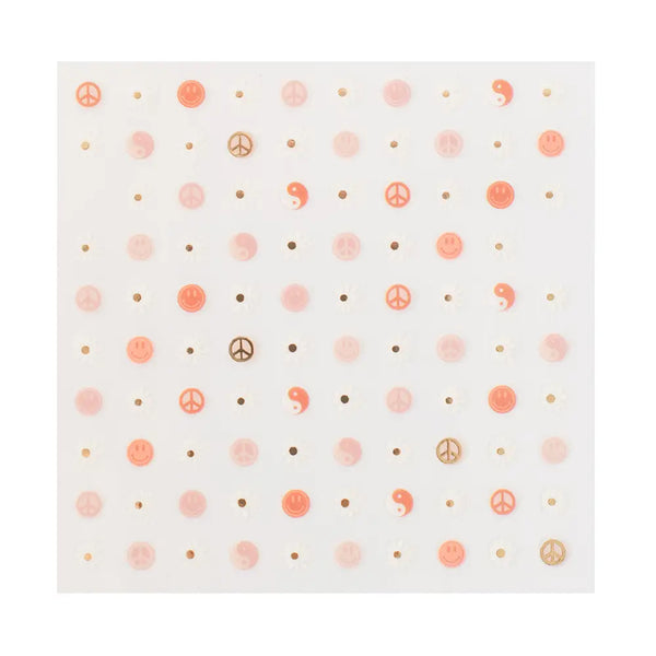 NAIL STICKERS - GROOVY PEACE & LOVE