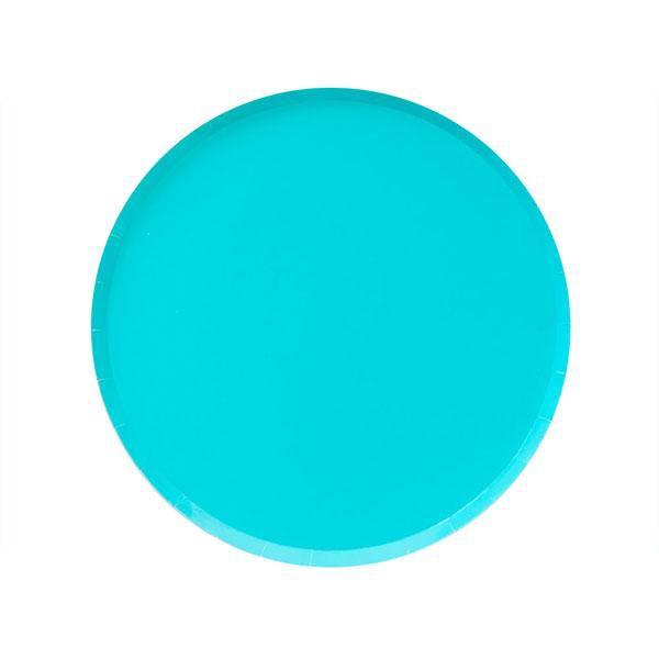 PLATES - SMALL SKY BLUE OH HAPPY DAY, PLATES, Oh happy day - Bon + Co. Party Studio