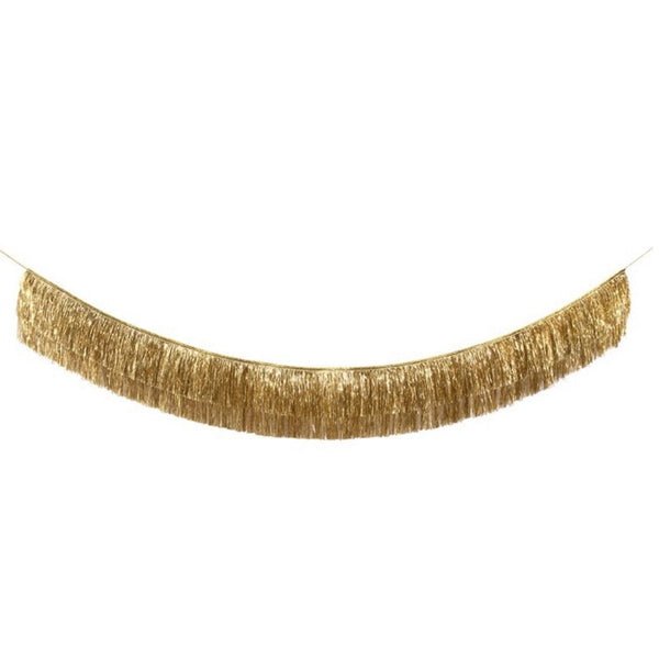 FRINGE GARLAND - GOLD, Tassel Garland, Meri meri - Bon + Co. Party Studio