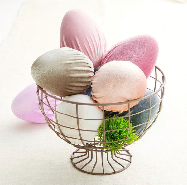 DECORATIVE EGGS - VELVET