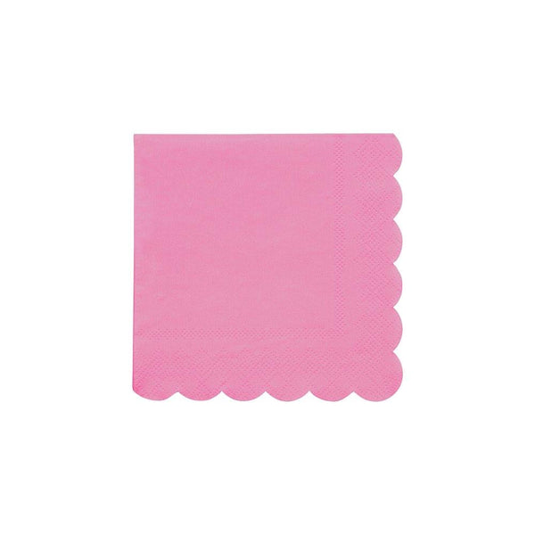 NAPKINS SMALL - PINK SIMPLY ECO DEEP PINK MERI MERI
