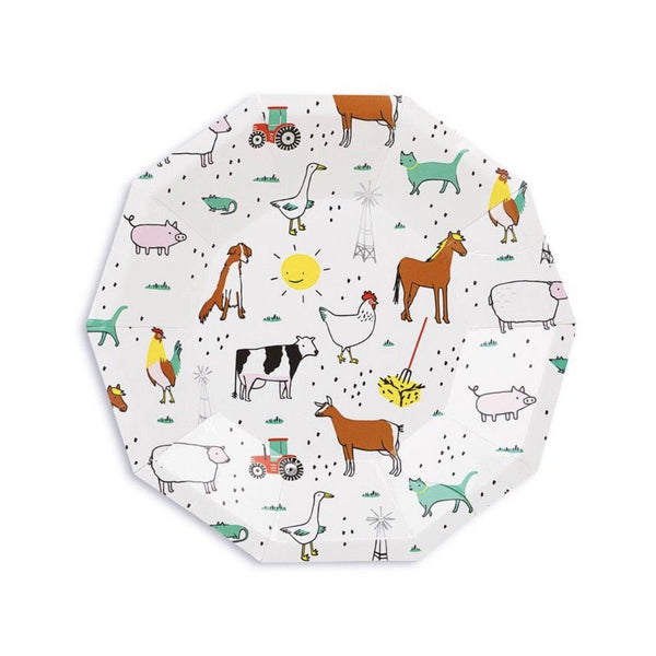 PLATES - SMALL DAYDREAM SOCIETY ON THE FARM, PLATES, Daydream Society - Bon + Co. Party Studio