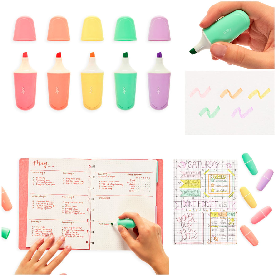 STATIONERY - HIGHLIGHTERS LE BONBON PATISSERIE SCENTED, Stationery, OOLY - Bon + Co. Party Studio