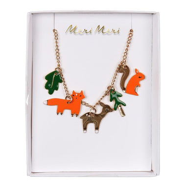 NECKLACE - WOODLAND ENAMEL CHARM, ACCESSORIES, MERI MERI - Bon + Co. Party Studio