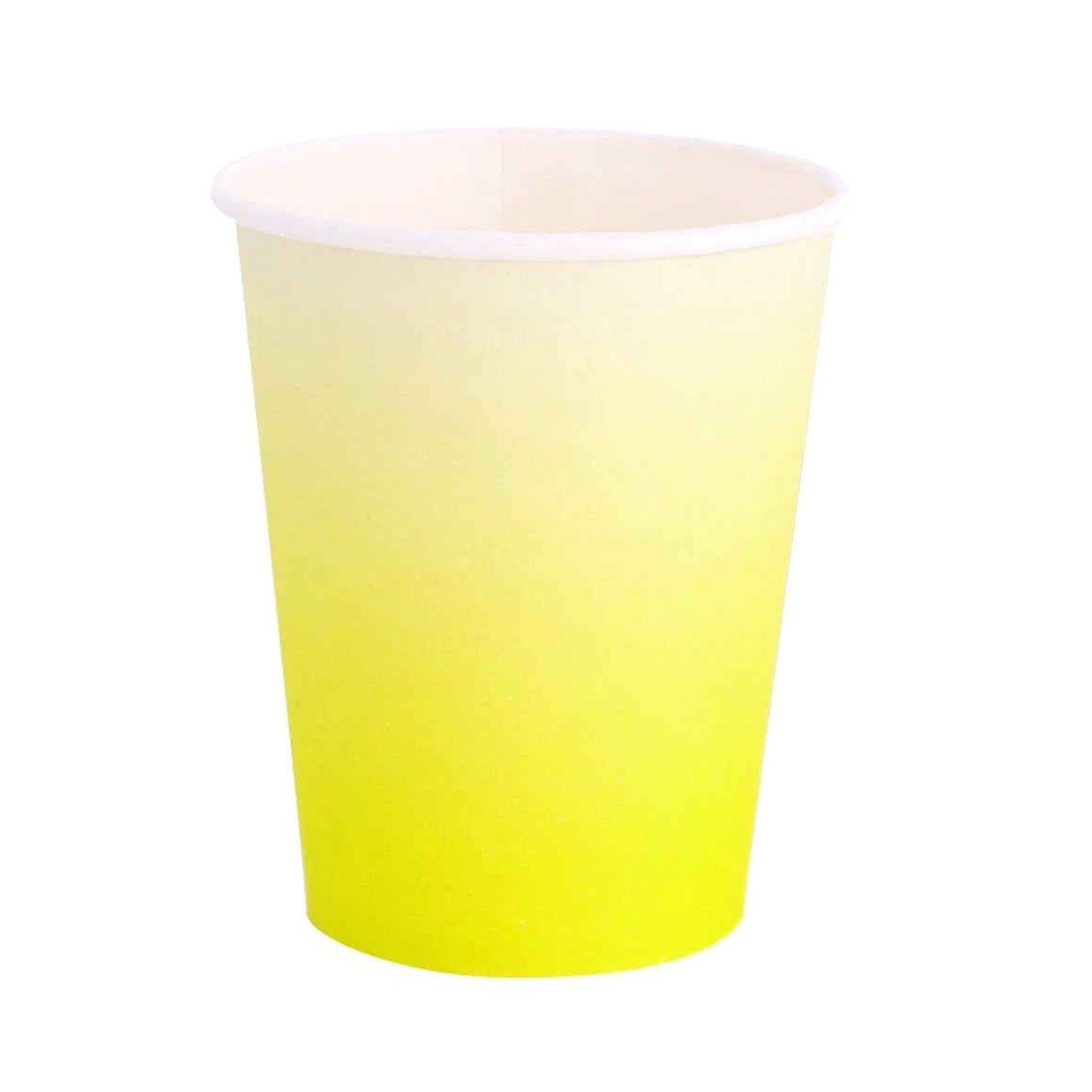 CUPS - YELLOW CHARTREUSE OMBRÉ OH HAPPY DAY