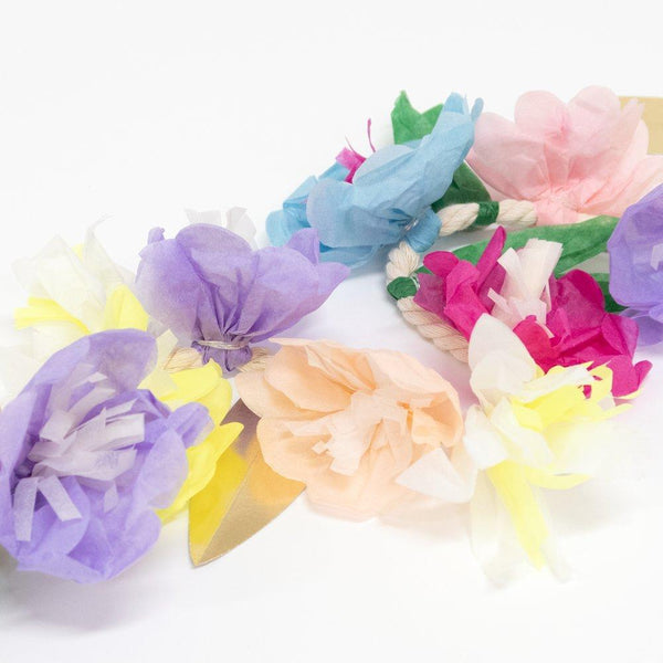 GARLAND - MERI MERI FLOWER BLOSSOM LILAC