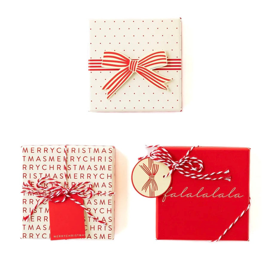 GIFT CARD BOXES - RED BOW