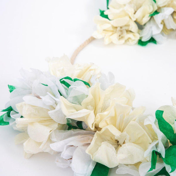 GARLAND - MERI MERI FLOWER BLOSSOM WHITE