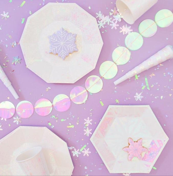 NAPKINS - LARGE DAYDREAM SOCIETY FROSTED SNOWFLAKE, NAPKINS, Daydream Society - Bon + Co. Party Studio