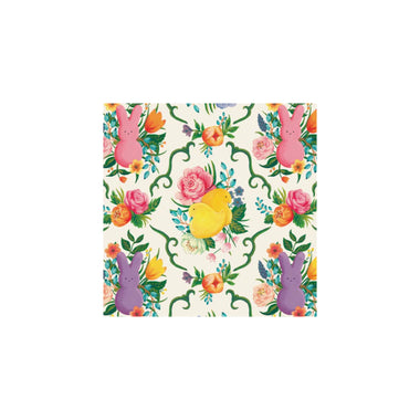 NAPKINS SMALL - EASTER PEEPS® GARDEN TOILE