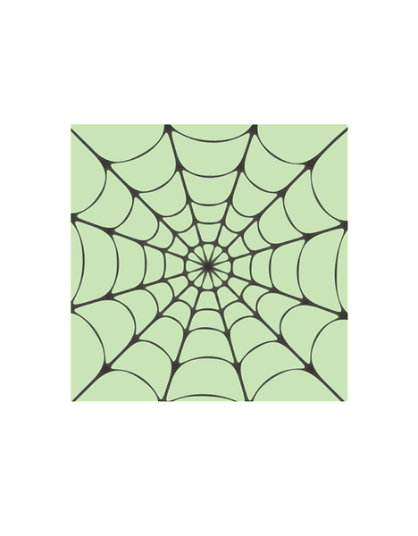 NAPKINS LARGE - HALLOWEEN GLOW IN THE DARK SPIDERWEB