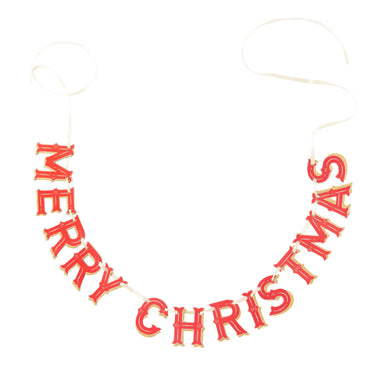 BANNER - VINTAGE MERRY CHRISTMAS