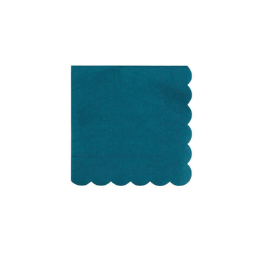 NAPKINS SMALL - GREEN DARK TEAL MERI MERI