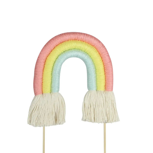 CAKE TOPPER - RAINBOW COTTON