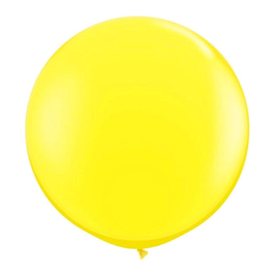 BALLOON BAR - ROUND 36" BRIGHT YELLOW, Balloons, QUALATEX - Bon + Co. Party Studio