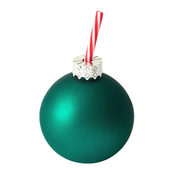 TUMBLER - HOLIDAY ORNAMENT GLASS SIPPER