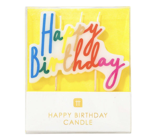 CANDLES - RAINBOW HAPPY BIRTHDAY SCRIPT