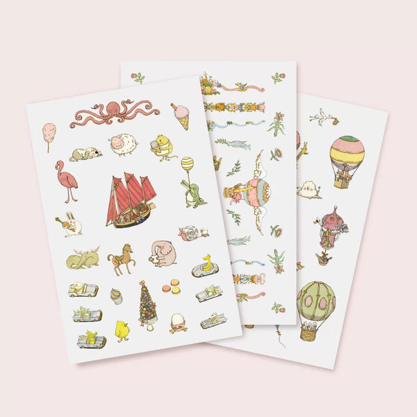 TATTOO SHEETS - ATELIER CHOUX  REMOVEABLE (75 tattoos)