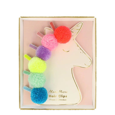 HAIR CLIPS - POM POM