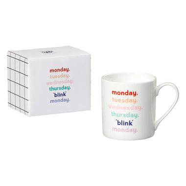 DRINKWARE - MUG MONDAY BLINK, Drinkware, Wild & Wolf - Bon + Co. Party Studio
