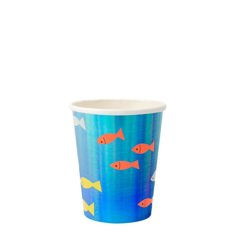 CUPS - MERI MERI UNDER THE SEA, Cups, MERI MERI - Bon + Co. Party Studio