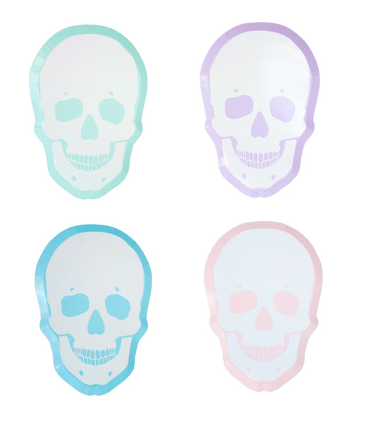 PLATES LARGE - HALLOWEEN PASTEL SKELETON