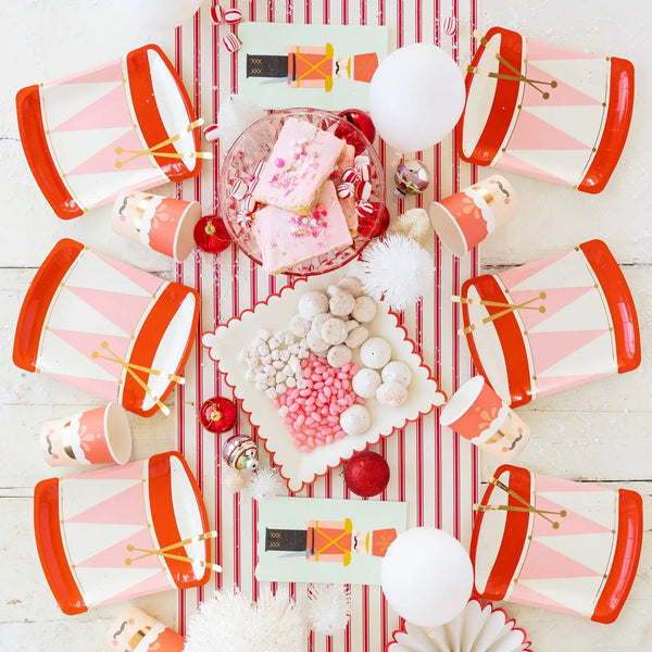 PLATES SMALL - CHRISTMAS NUTCRACKER DRUM