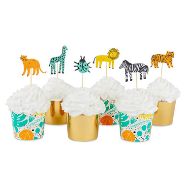 CUPCAKE KIT - INTO THE WILD (Set of 24 cups & toppers)