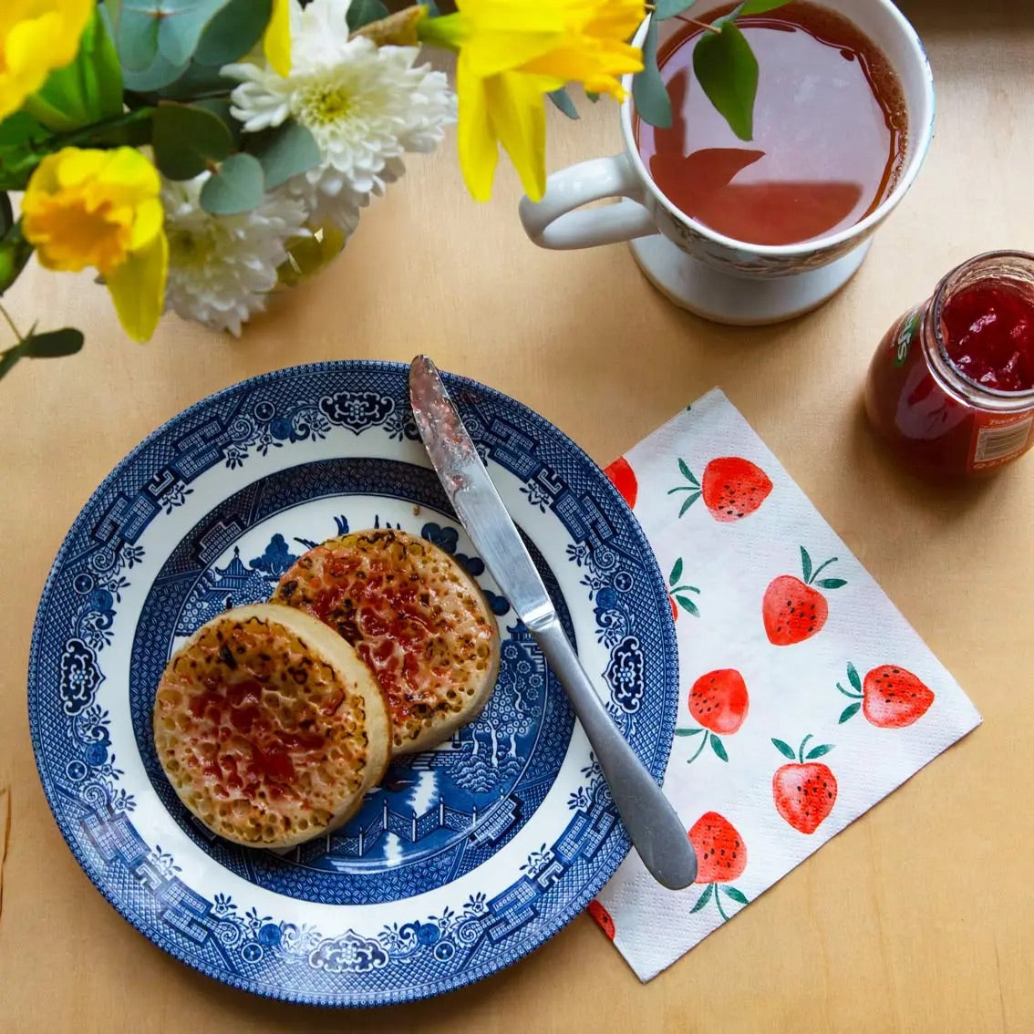 NAPKINS LARGE - FRUIT STRAWBERRY