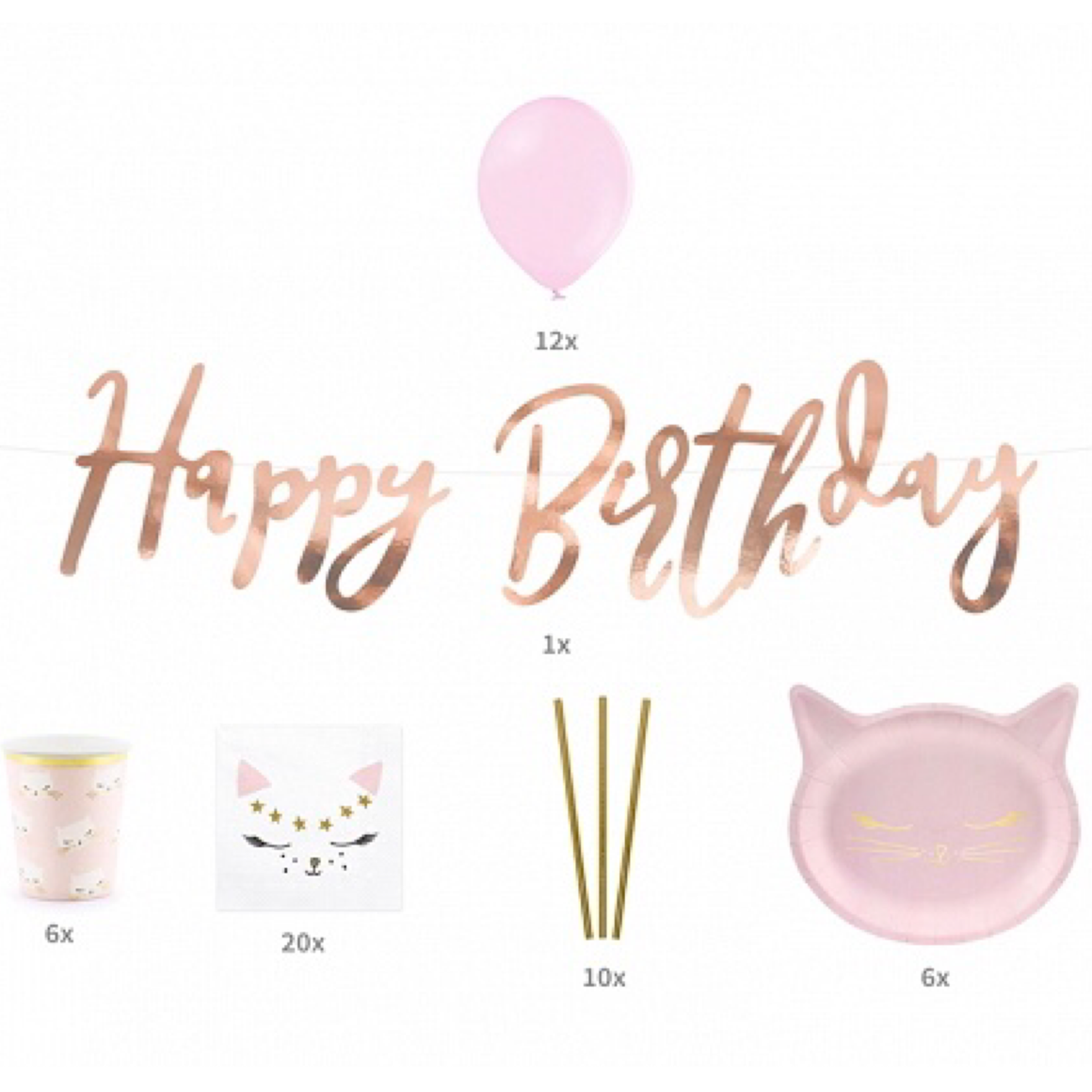 PETITE PARTY KIT - PINK CAT