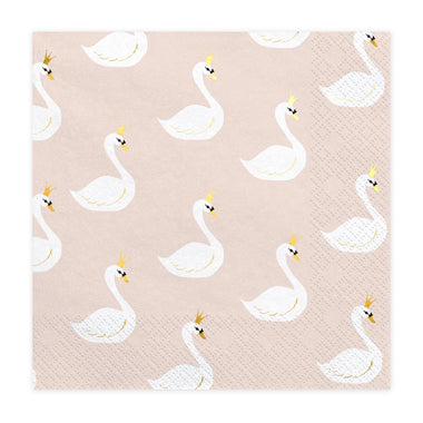 NAPKINS LARGE - ANIMAL LOVELY SWAN