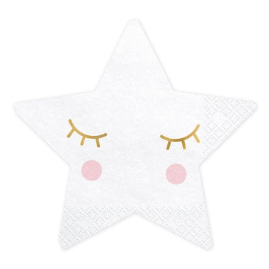 NAPKINS SMALL - WHITE SWEET STAR