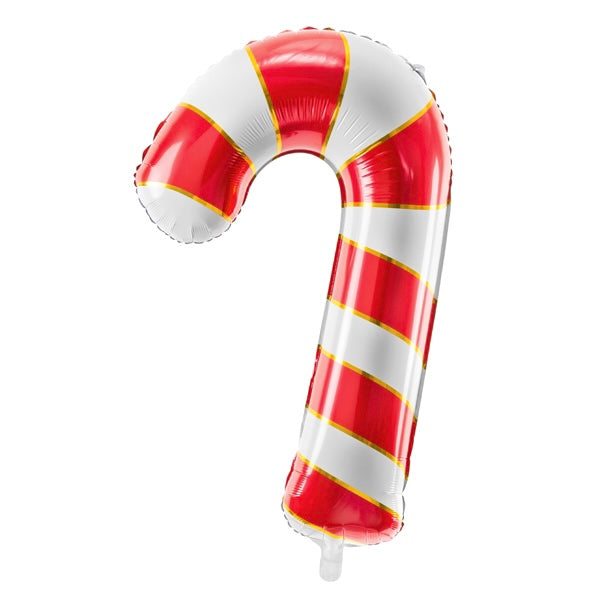 BALLOONS - CHRISTMAS CANDY CANE RED
