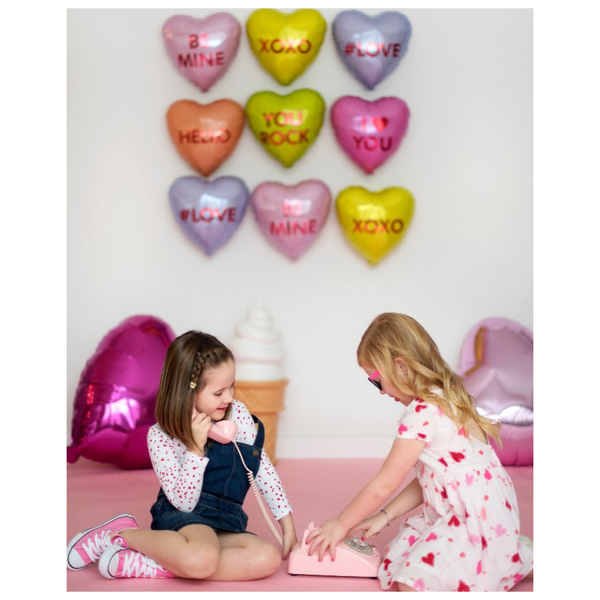 BALLOON BAR - CONVERSATION HEARTS