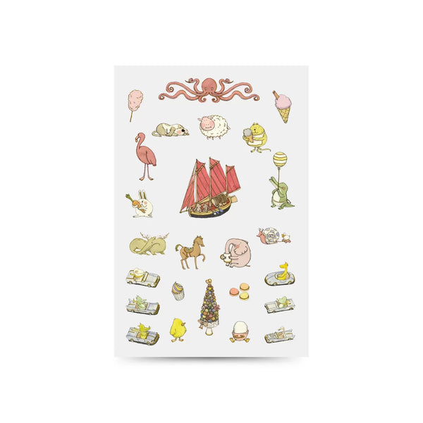 TATTOO SHEETS - ATELIER CHOUX  REMOVEABLE (75 tattoos)