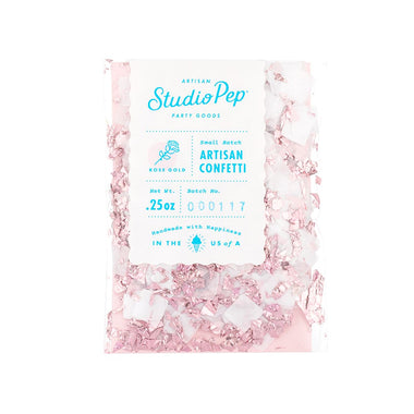 ARTISAN CONFETTI - STUDIO PEP ROSE GOLD, Confetti, Shop Studio Pep - Bon + Co. Party Studio