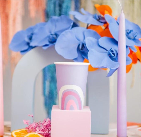CUPS - BLUE RAINBOW BLOOM