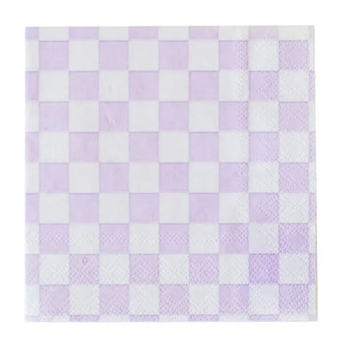 NAPKINS LARGE - PURPLE CHECK IT