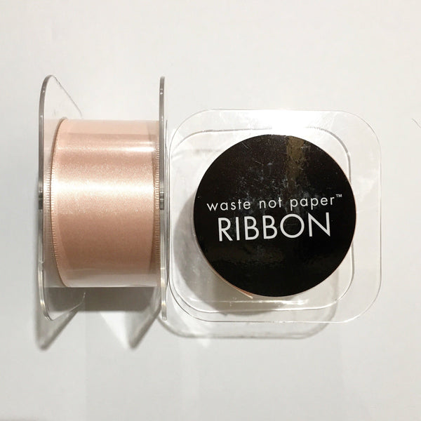 GIFT GIVING - RIBBON 1 1/2" BLUSH, RIBBON, WASTE NOT PAPER - Bon + Co. Party Studio