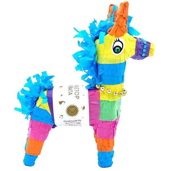 PINATA SMALL - TRADITIONAL DONKEY PRE-FILLED TABLETOP