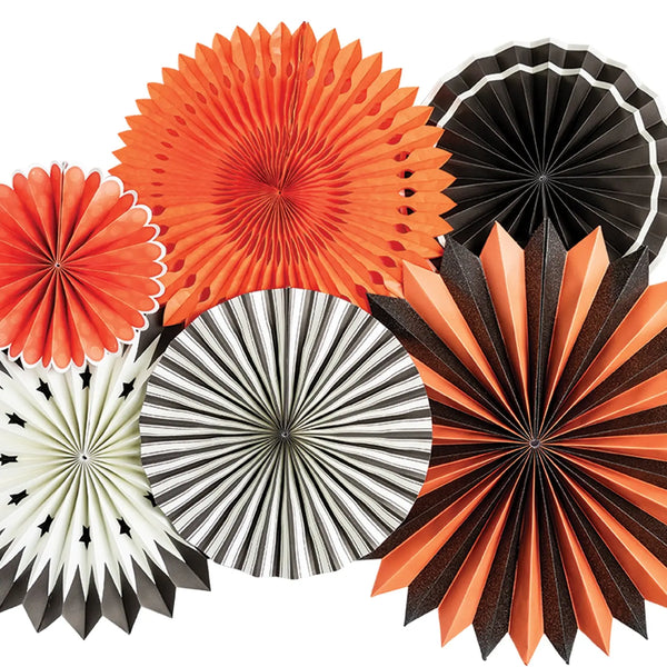 PARTY FANS - PINWHEELS VINTAGE HALLOWEEN
