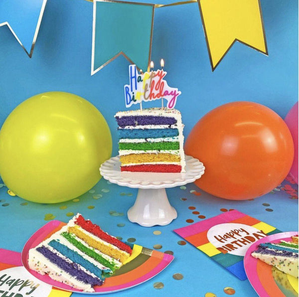 CANDLES - RAINBOW HAPPY BIRTHDAY SCRIPT