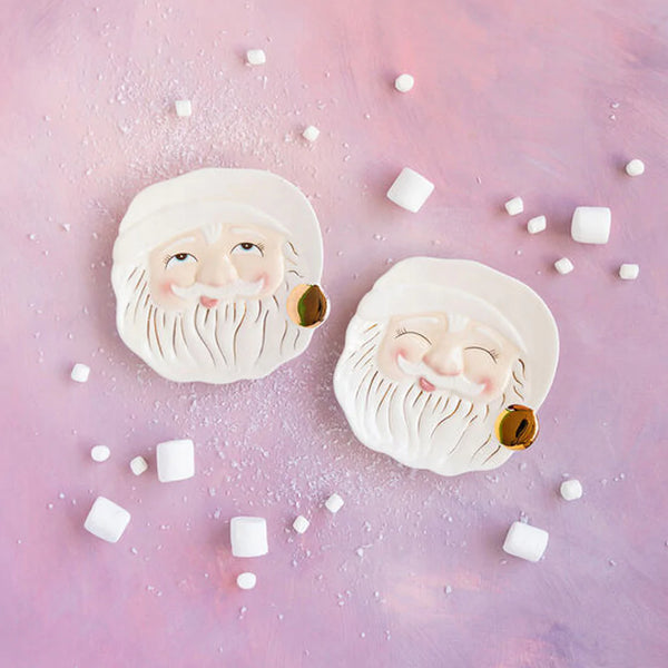 GLITTERVILLE CHRISTMAS - PAPA NOEL COOKIE PLATE is
