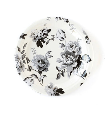 PLATES SMALL - FLORAL BLACK
