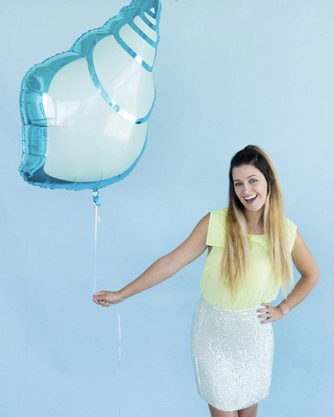 BALLOONS - SEA LIFE MERMAID SHELL YEAH SEASHELL, Balloons, Jollity & Co - Bon + Co. Party Studio