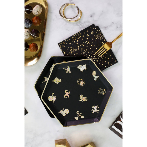 PLATES - SMALL ZODIAC HARLOW & GREY x CYNTHIA ROWLEY, PLATES, HARLOW & GREY - Bon + Co. Party Studio