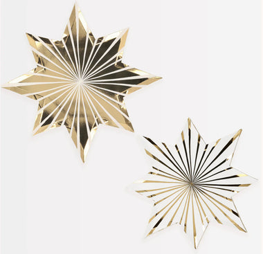 PLATES SMALL - SPACE STAR GOLD BURST