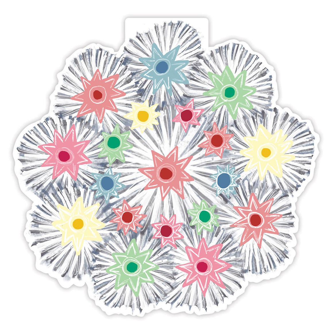 PLACEMATS - RETRO FIREWORKS & STARS (set of 24)