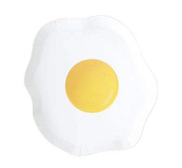 PLATES - SMALL YOLKS ON YOU DIE-CUT EGG, PLATES, Jollity & Co - Bon + Co. Party Studio