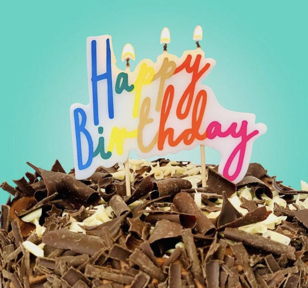 CANDLES - RAINBOW HAPPY BIRTHDAY SCRIPT